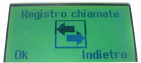Menu registro chiamate